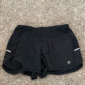 Black Athleta shorts